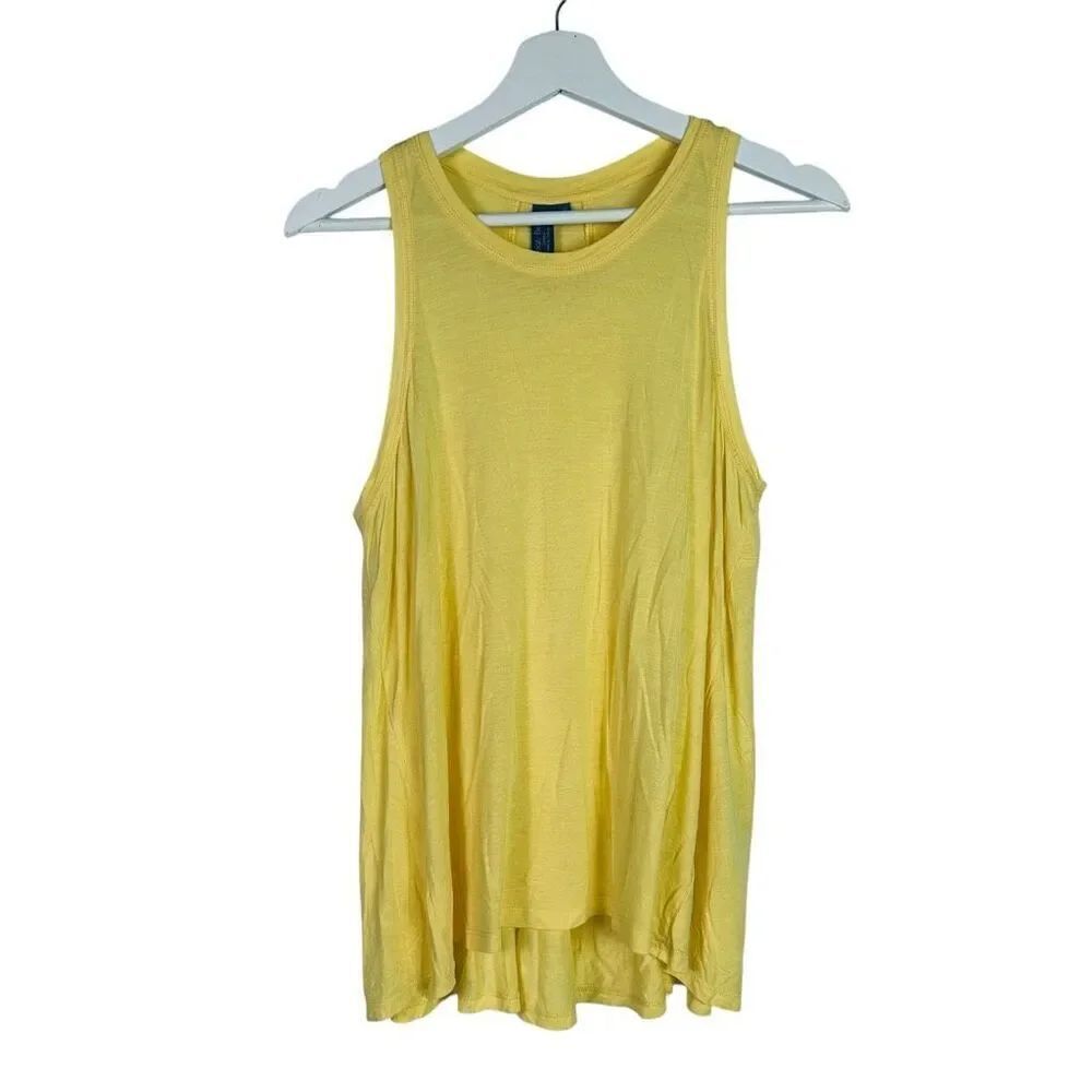 Sweaty Betty Easy Peazy Tank Top size Small Yellow
